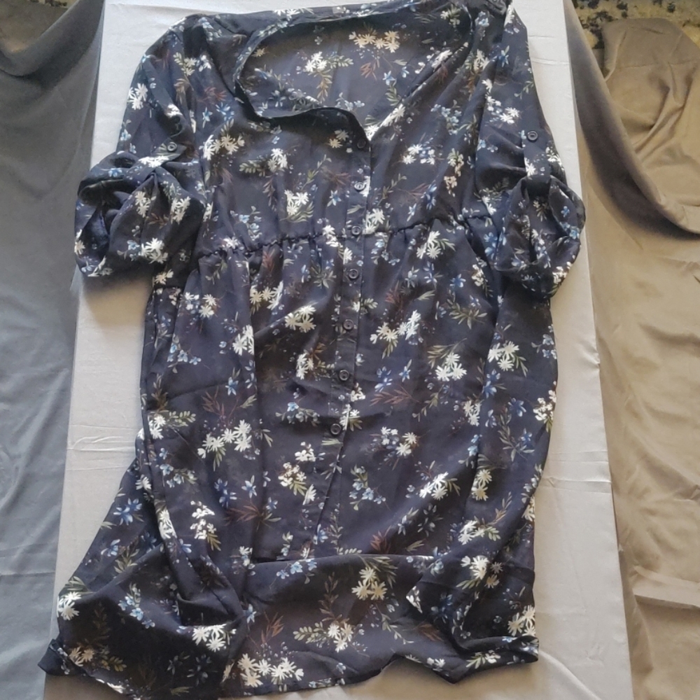 Button down tunic